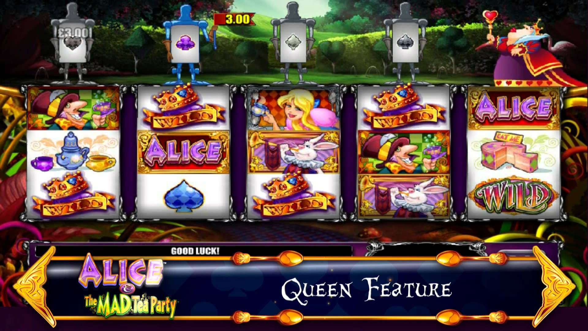 Play queen of the wild slot machine online