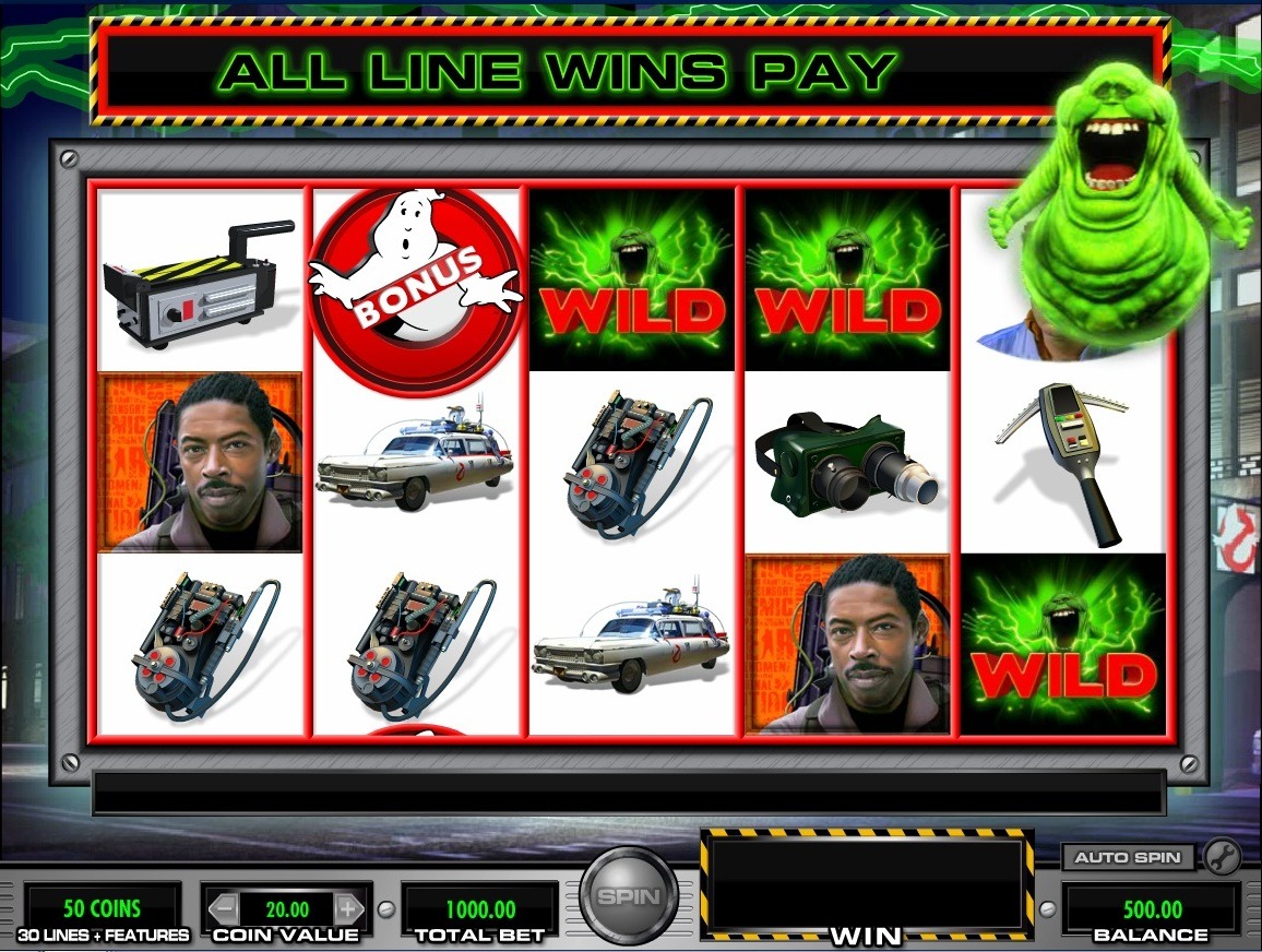 ghostbusters 4d slot machine tips