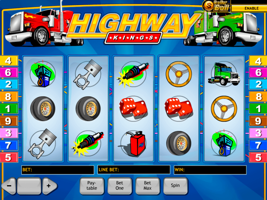 Highway Kings, slot game highway king.