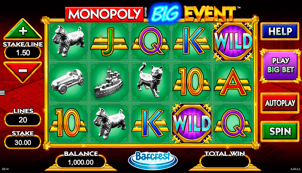 Monopoly Big Event slot