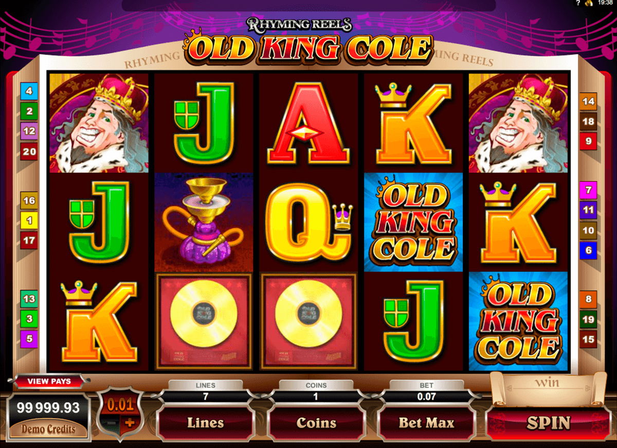 Rhyming Reels Old King Cole slot
