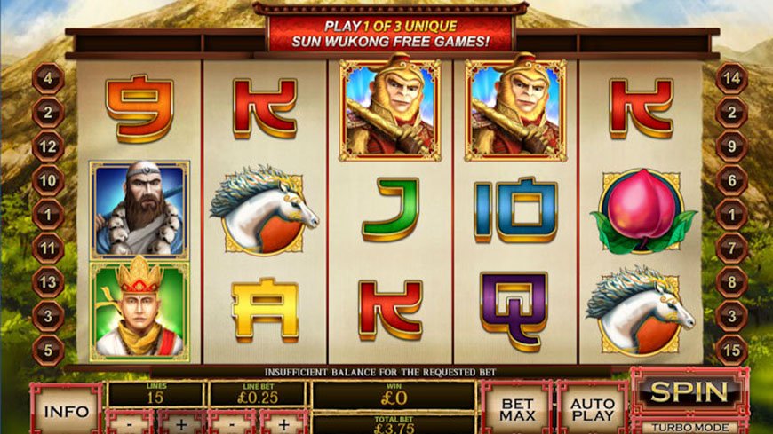 Sun Wukong Slot Machine Play Free Playtech Online Slots