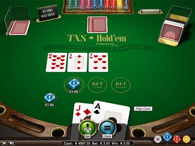 TXS Hold'em Pro Series Slot Machine - Play Free Net Entertainment ...