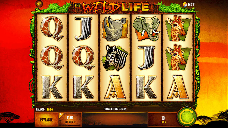 wild life slot machine extreme